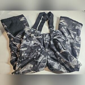Spyder Camo Snow Pants with Suspenders